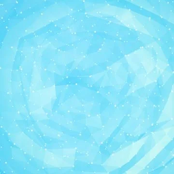 Abstract vector mesh background. Chaotically connected points and polygons fl Stock Illustration