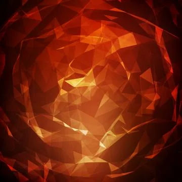 Abstract vector mesh background. Chaotically connected points and polygons fl Illustrazione stock