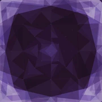 Abstract vector mesh background. Chaotically connected points and polygons fl Illustrazione stock