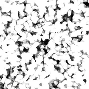 Abstract vector mesh background. Chaotically connected points and polygons fl Illustrazione stock