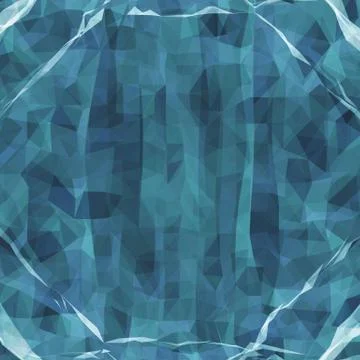 Abstract vector mesh background. Chaotically connected points and polygons fl Illustrazione stock