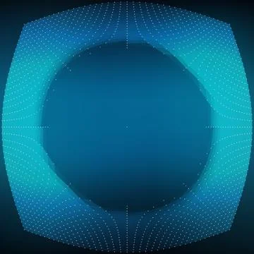 Abstract vector mesh background. Chaotically connected points and polygons fl Illustrazione stock