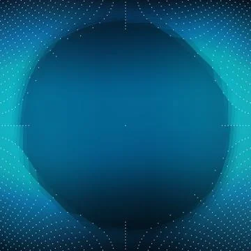 Abstract vector mesh background. Chaotically connected points and polygons fl Stock Illustration