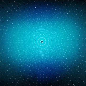 Abstract vector mesh background. Chaotically connected points and polygons fl Stock Illustration