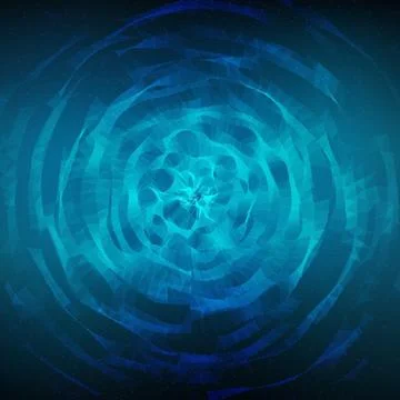 Abstract vector mesh background. Chaotically connected points and polygons fl Illustrazione stock