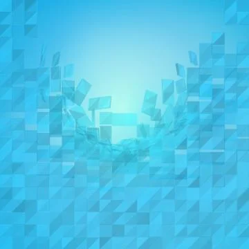 Abstract vector mesh background. Chaotically connected points and polygons fl Illustrazione stock