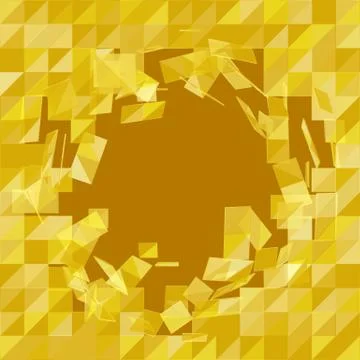 Abstract vector mesh background. Chaotically connected points and polygons fl Stock Illustration