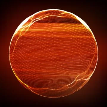 Abstract vector mesh background. Chaotically connected points and polygons fl Illustrazione stock