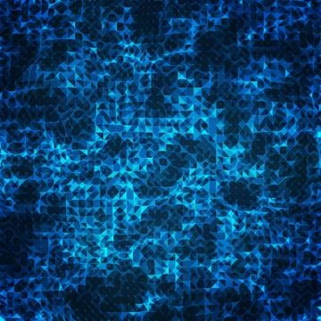 Abstract vector mesh background. Chaotically connected points and polygons fl Stock Illustration