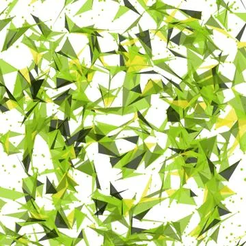 Abstract vector mesh background. Chaotically connected points and polygons fl Stock Illustration