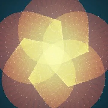 Abstract vector mesh background. Chaotically connected points and polygons fl Illustrazione stock