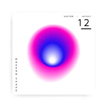 Abstract vector modern colorful shape Stock Illustration