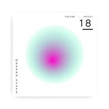 Abstract vector modern colorful shape Stock Illustration