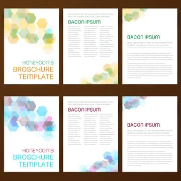 Abstract vector modern flyer brochure Illustrazione stock