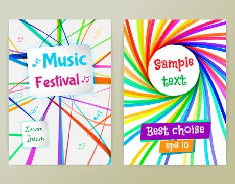 Abstract vector modern flyer. Business abstract background Stock-Illustration