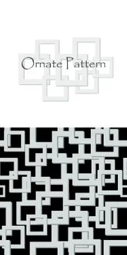 Abstract vector modern flyer or brochure design template with light blue Stock Illustration