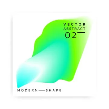 Abstract vector modern shape colorful Stock Illustration