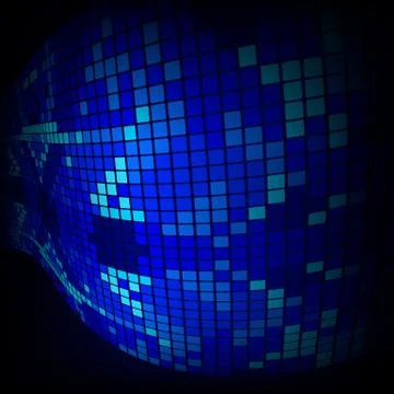 Abstract vector mosaic background Stock Illustration