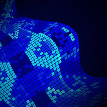 Abstract vector mosaic background Stock Illustration