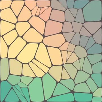 Abstract vector mosaic colorful background Stock Illustration