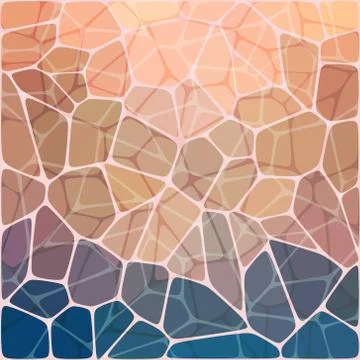 Abstract vector mosaic colorful background Stock Illustration