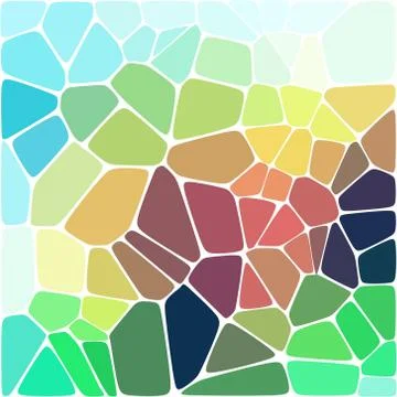 Abstract vector mosaic colorful background Stock-Illustration