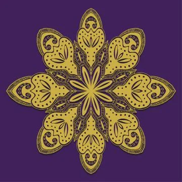 Abstract vector ornament 스톡 일러스트