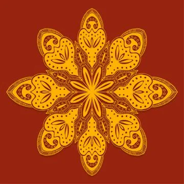 Abstract vector ornament 스톡 일러스트