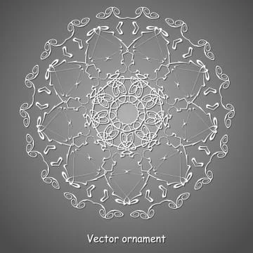 Abstract vector ornament Stock Illustration