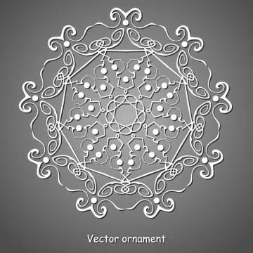 Abstract vector ornament Stock Illustration