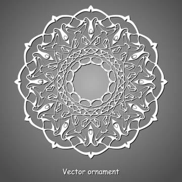 Abstract vector ornament Stock Illustration