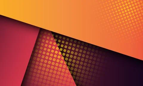 Abstract vector overlap layer on dark purple background Stock Illustration