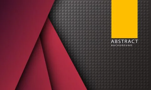 Abstract vector overlap layer on dark purple background Stock Illustration