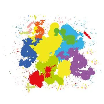 Abstract vector paint color background Stock Illustration