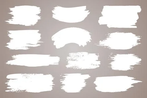 Abstract vector paint set. Isolated grunge elements for paper design. Ink paint Stockillustratie