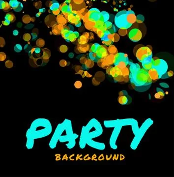 Abstract vector party background Stock Illustration