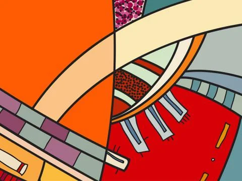 Abstract vector pattern, black and white doodles. Background for poster 스톡 일러스트