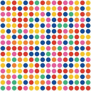 Abstract vector pattern design. Seamless pattern with colorful simple shapes. Stock Illustration