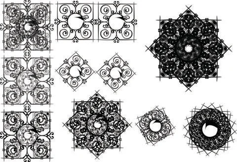 Abstract Vector Pattern designs Stock Illustration