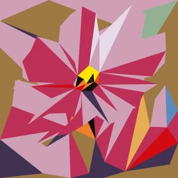 Abstract vector pattern geometric triangle mosaic background Stock Illustration