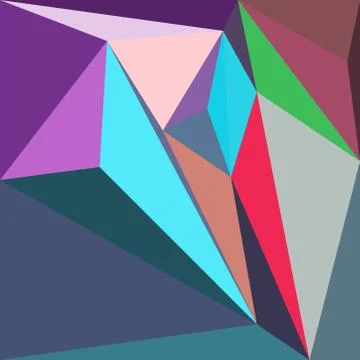 Abstract vector pattern geometric triangle mosaic background Stock Illustration