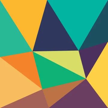 Abstract vector pattern geometric triangle mosaic background Stock Illustration