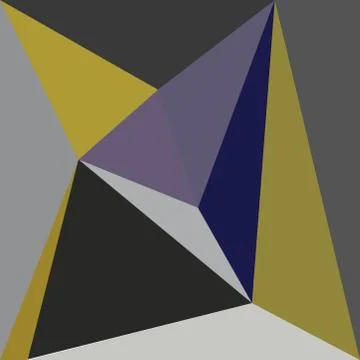 Abstract vector pattern geometric triangle mosaic background Stock Illustration