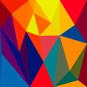 Abstract vector pattern geometric triangle mosaic background イラスト素材