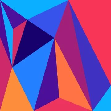 Abstract vector pattern geometric triangle mosaic background Illustrazione stock