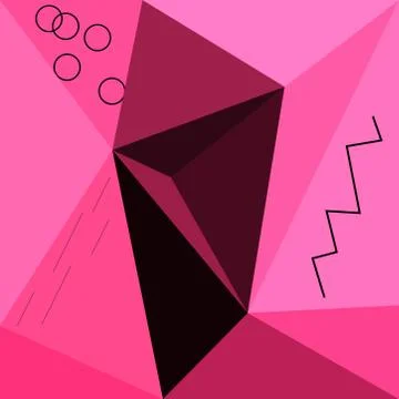 Abstract vector pattern geometric triangle mosaic background 스톡 일러스트