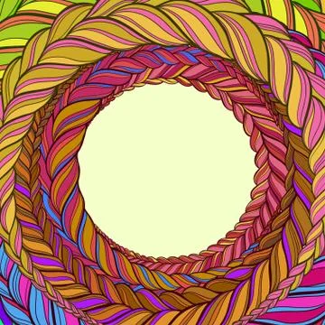 Abstract vector pattern 库存插图