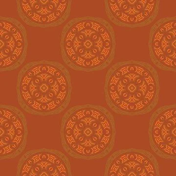 Abstract vector pattern. Seamless background with modern ornament. Contempora Stock Illustration