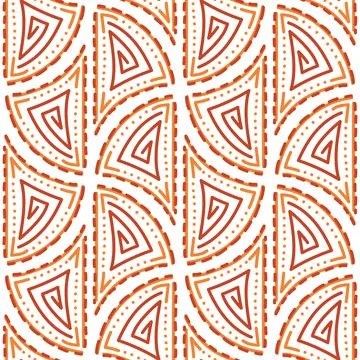 Abstract vector pattern. Seamless background with modern ornament. Contempora Illustrazione stock