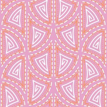 Abstract vector pattern. Seamless background with modern ornament. Contempora Stock Illustration